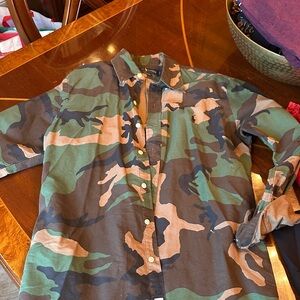 Ralph Lauren Camouflage Button Down Shirt